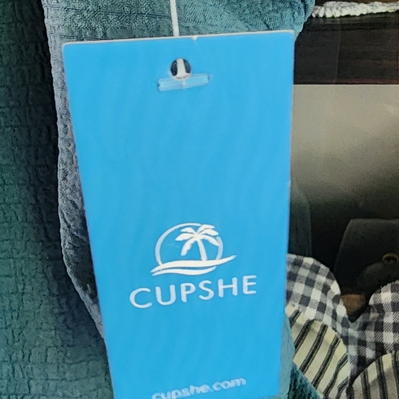 Cupshe Teal Jumpsuit with Pockets - Picture 2 of 6